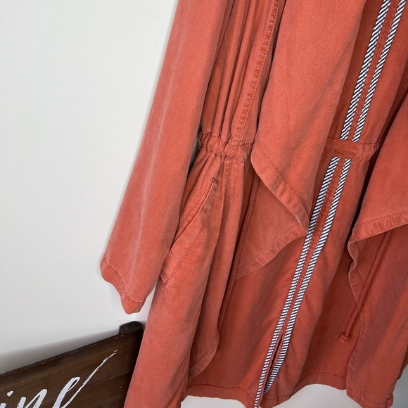 Max Jeans Spiced Coral Duster Jacket - Picture 9 of 13
